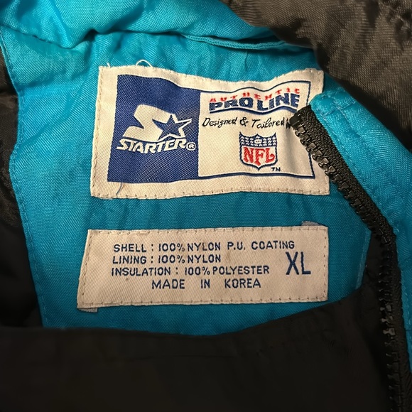 90s NFL Carolina Panthers Starter Jacket - Picture 2 of 4